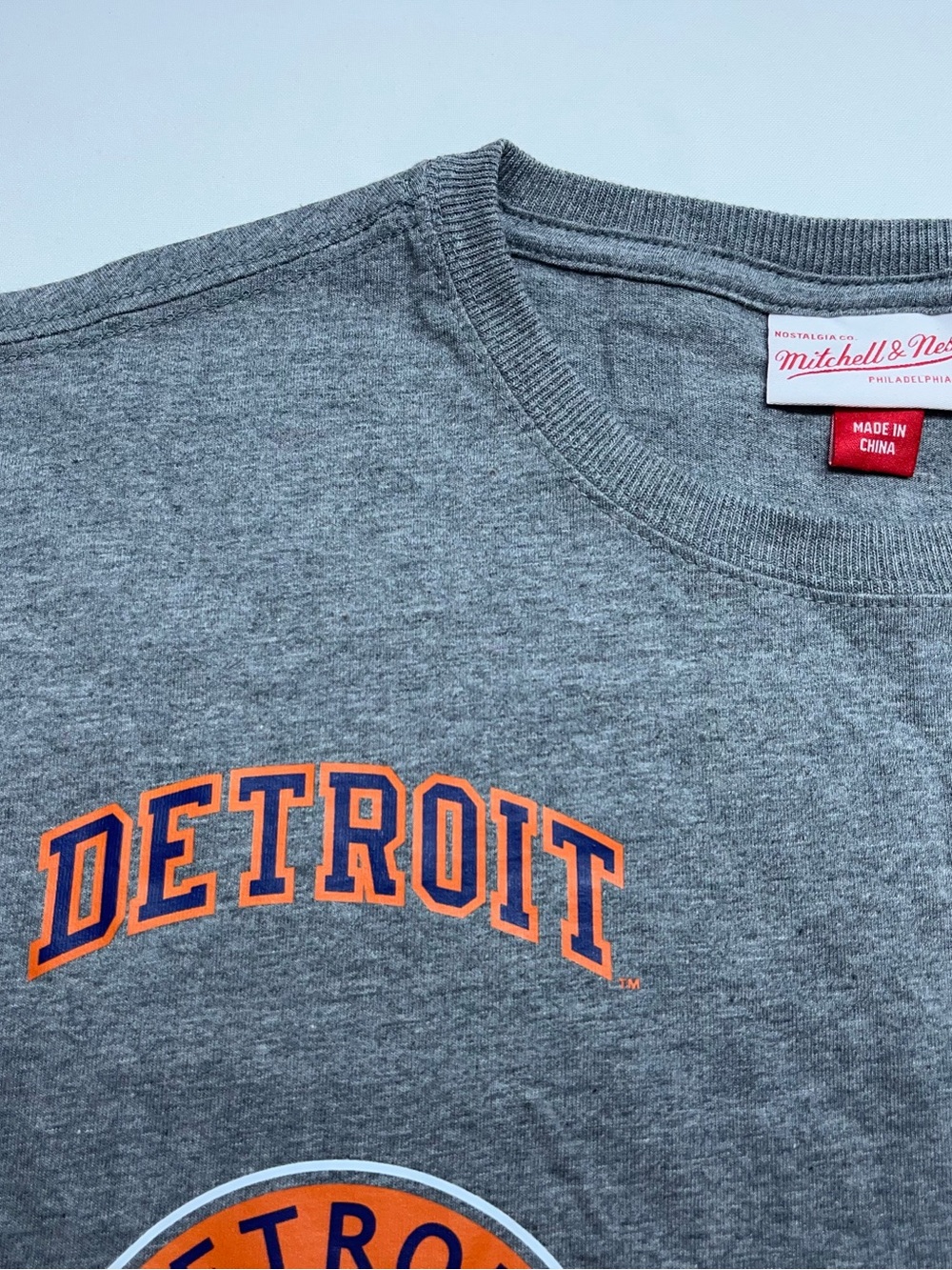 Mitchell & Ness Detroit Tigers 1984 World Series Champions T Shirt Mens Large - Picture 7 of 15